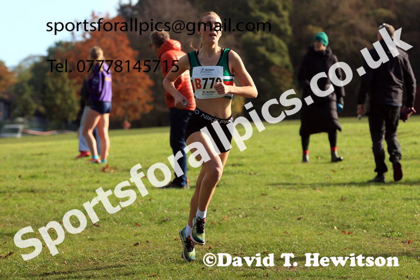 Womens Under-18s 2026 Northern Cross Country Relays, Graves Park, Sheffield. Photo: David T. Hewitson/Sports for All Pics